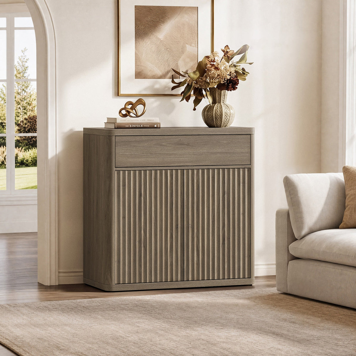 Cas Modern Sideboard Cabinet with 2 Doors and Drawer