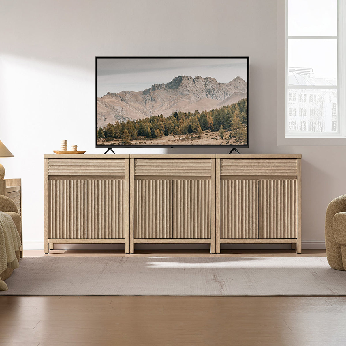 Prelude Modular TV Stand with Storage, up to 85-Inch TV, Set of 3