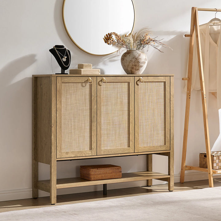 Terra Rattan Shoe Cabinet with Storage