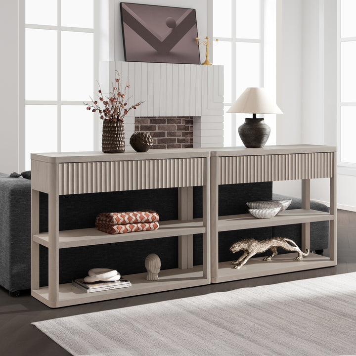 Cas Narrow Console Table with Drawers
