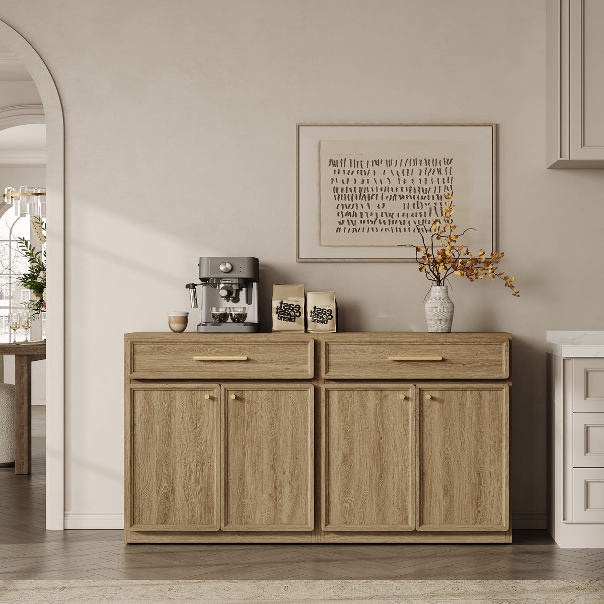 Crescent Sideboard, 2 Doors