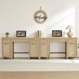 Savanna Makeup Desk with Drawers, Set of 2
