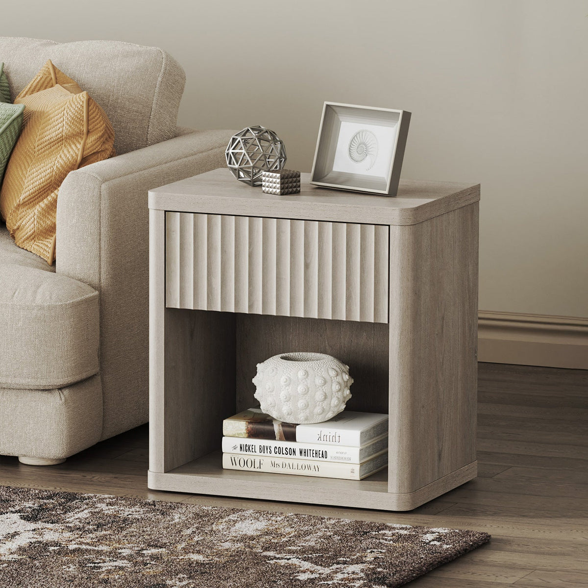 Cas Nightstand with Drawer, Set of 2