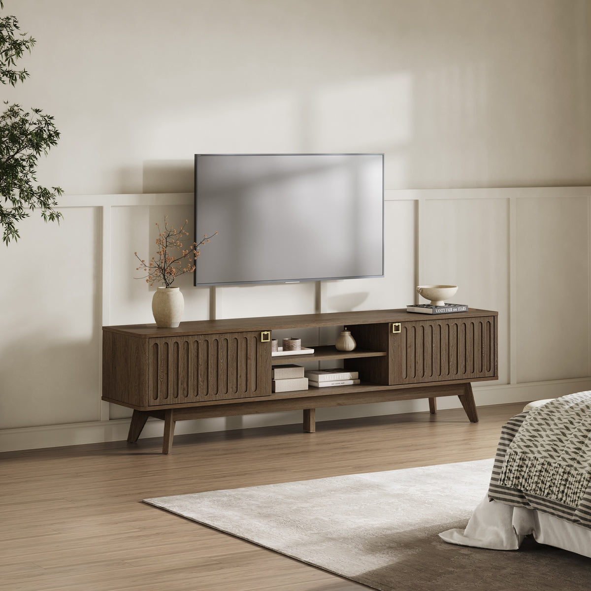 Domus 70 Inch TV Stand with Storage