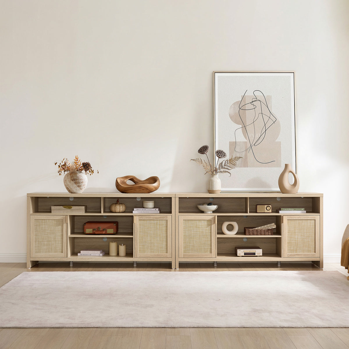 Savanna 65-Inch TV Stand, Flexible Storage