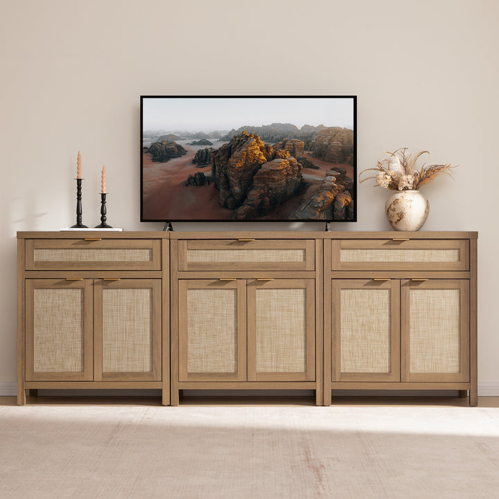 SICOTAS 30" Sideboards Buffets Cabinets with Drawer-WM