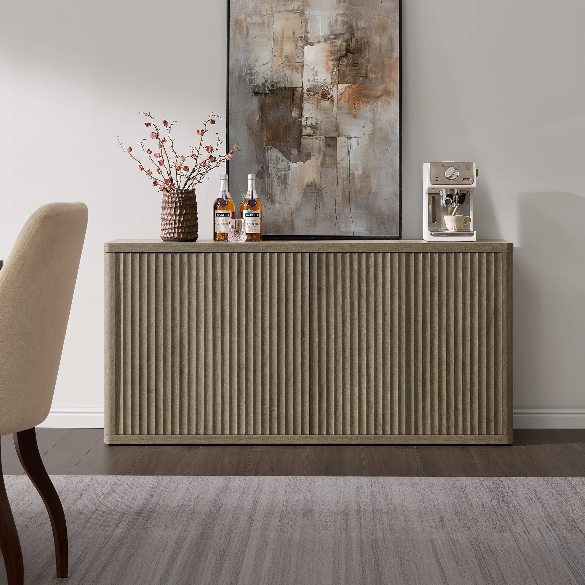 Cas TV Stand with 4 Doors