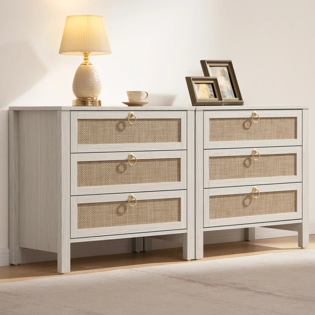 Terra 3 Drawers Nightstand