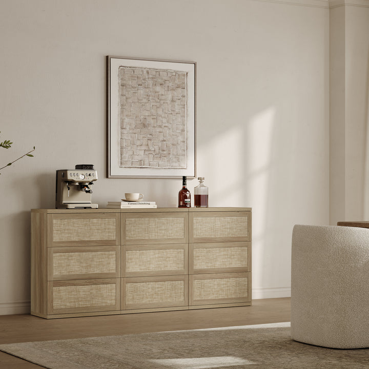 Zura Rattan Sectional Dresser, Large Size Option