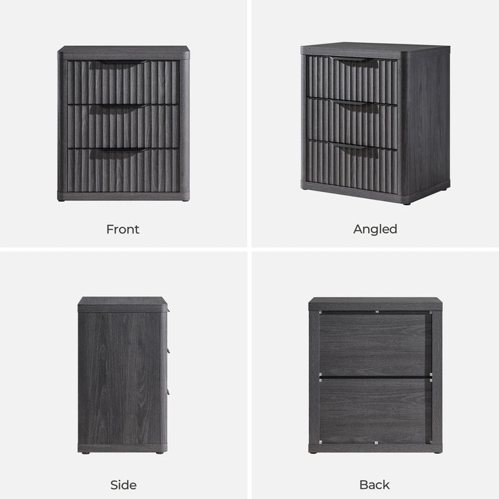 Cas 6 Drawers Dresser and 1 Drawer Nightstands Set