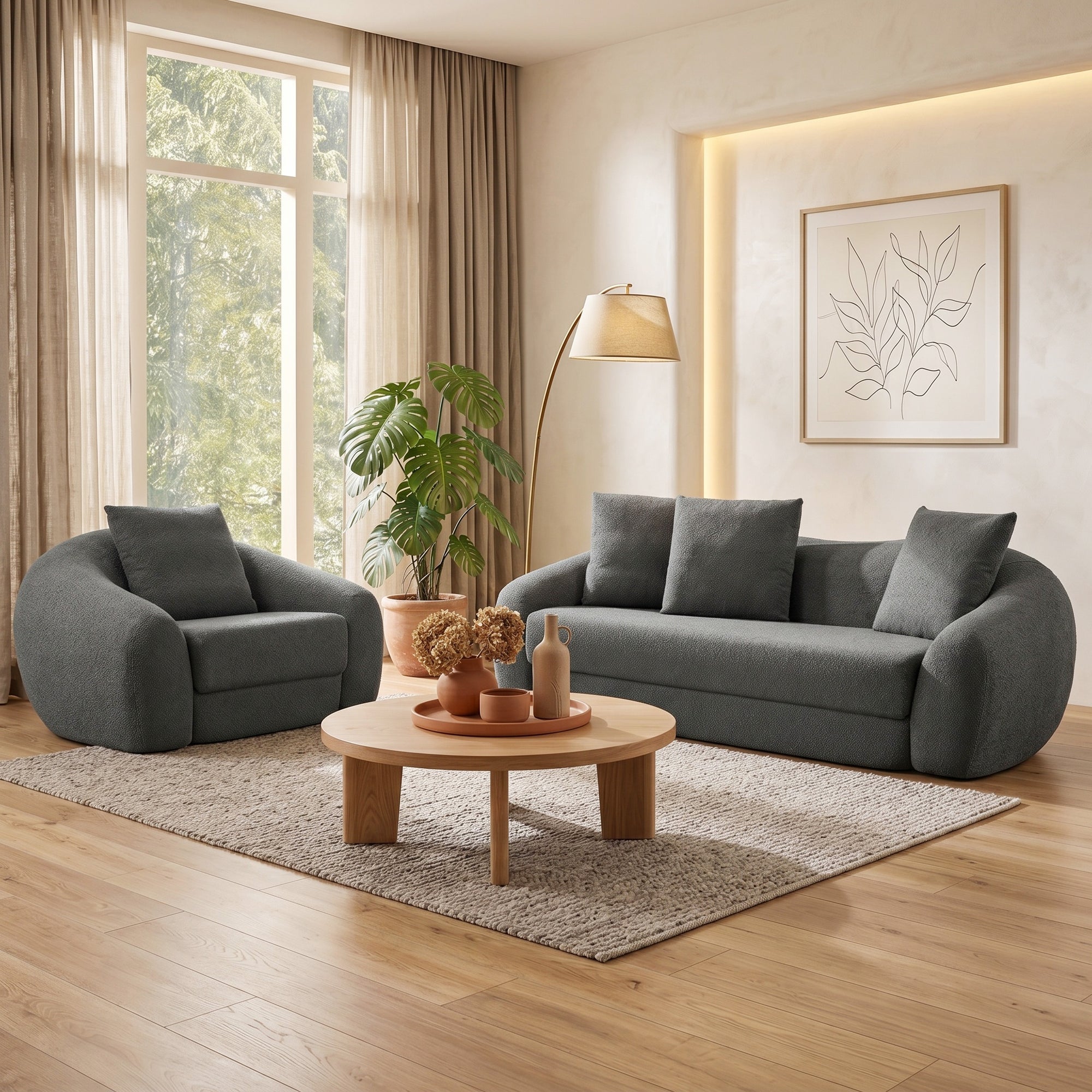 Nimbus White Sofa Couch