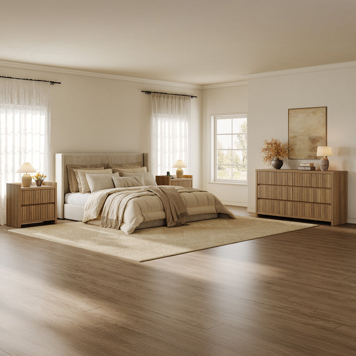Prelude Modern Dresser and Nightstands Bedroom Sets
