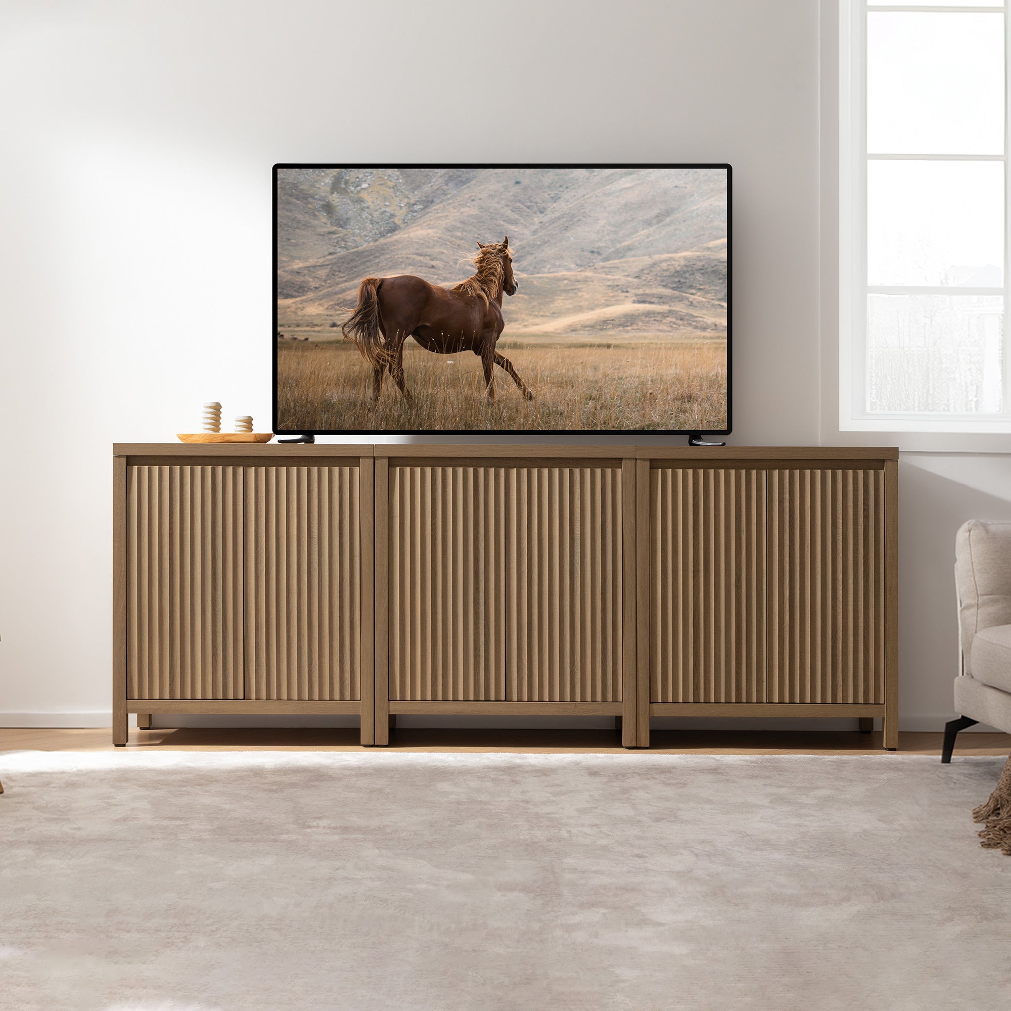 Prelude TV Stand with Storage up to 95 Inch TV