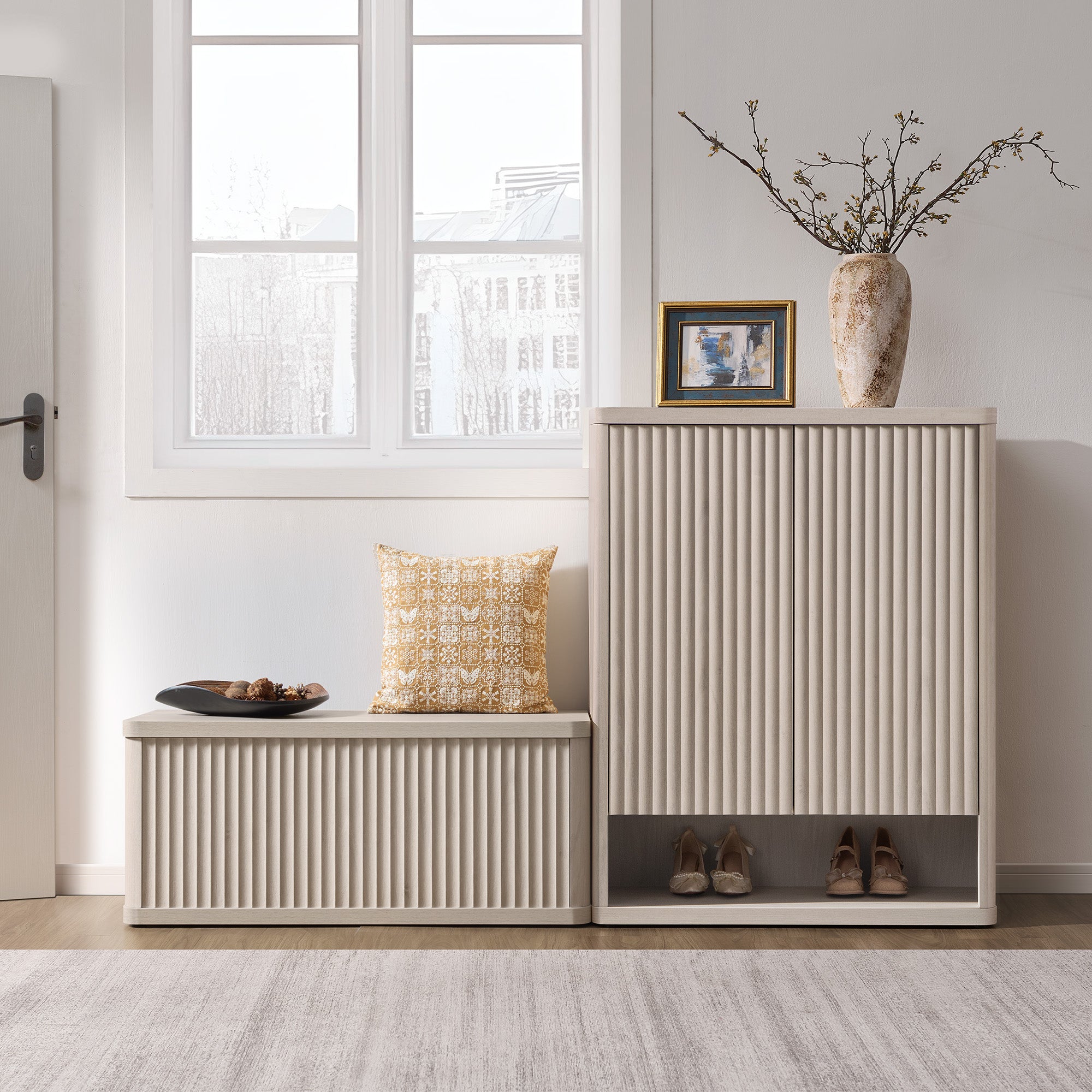 Cas Shoe Storage Bench Entryway