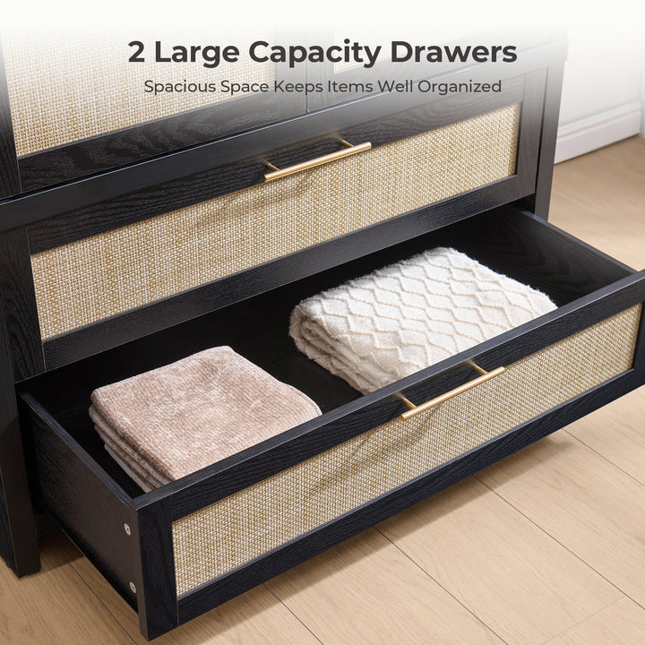 Savanna 6 Drawers Dresser, Wardrobe and Nightstand Sets - 1 Piece - Reclaimed Light Oak