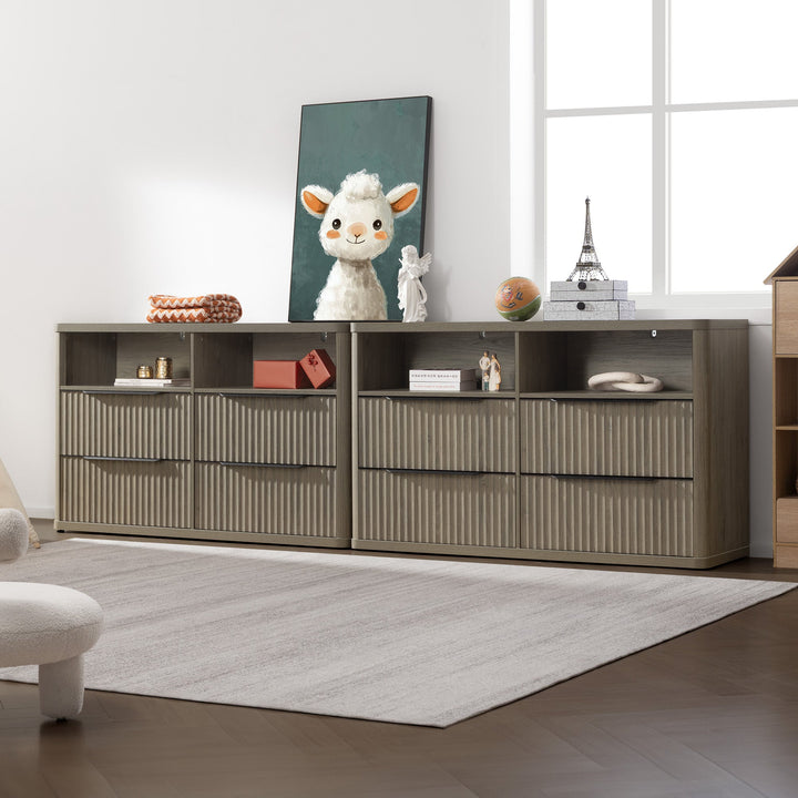 Cas Dresser, 4 Drawers, Set of 2