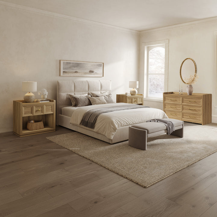 Helio 6 Drawers Dresser and Nightstand