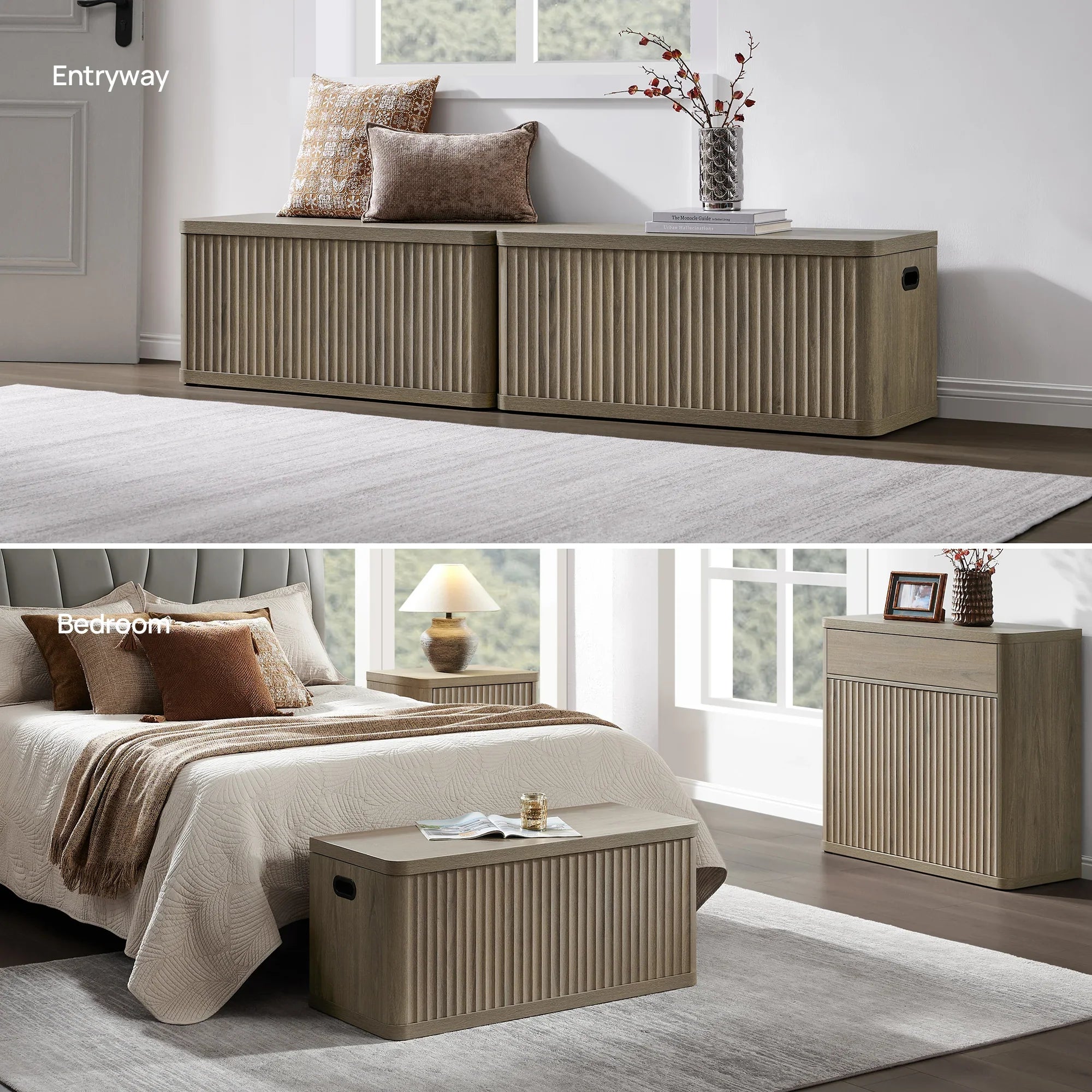 Cas Shoe Storage Bench Entryway