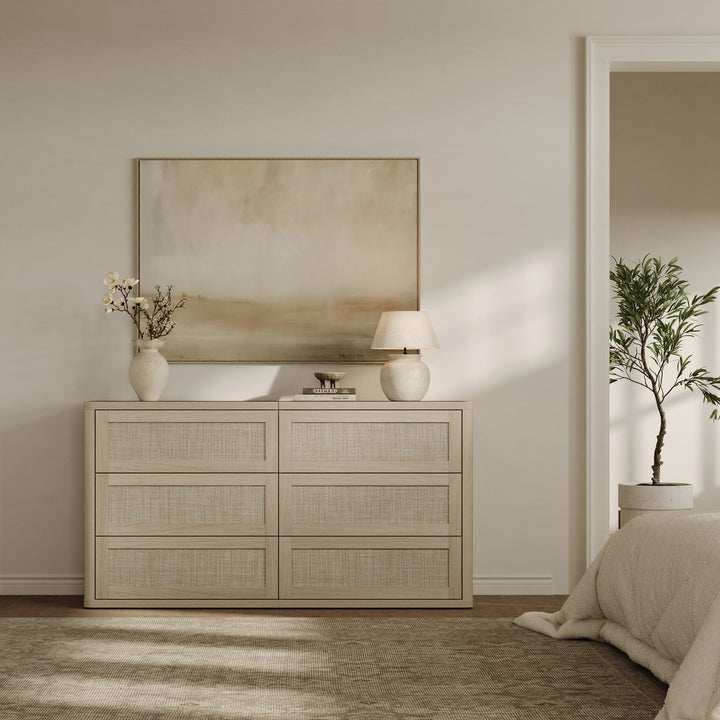 Zura 6-Drawer Dresser and Nightstand Set