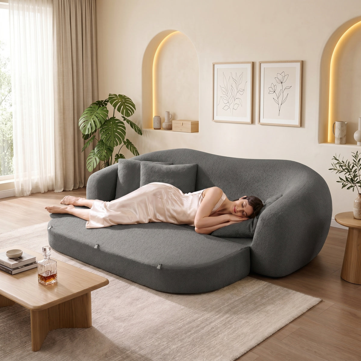 Nimbus White Sofa Couch