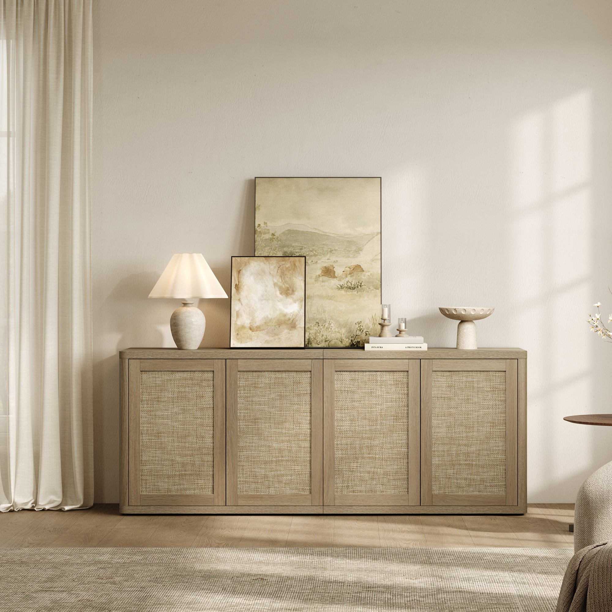 Zura Sectional TV Console, 65 Inches Wide