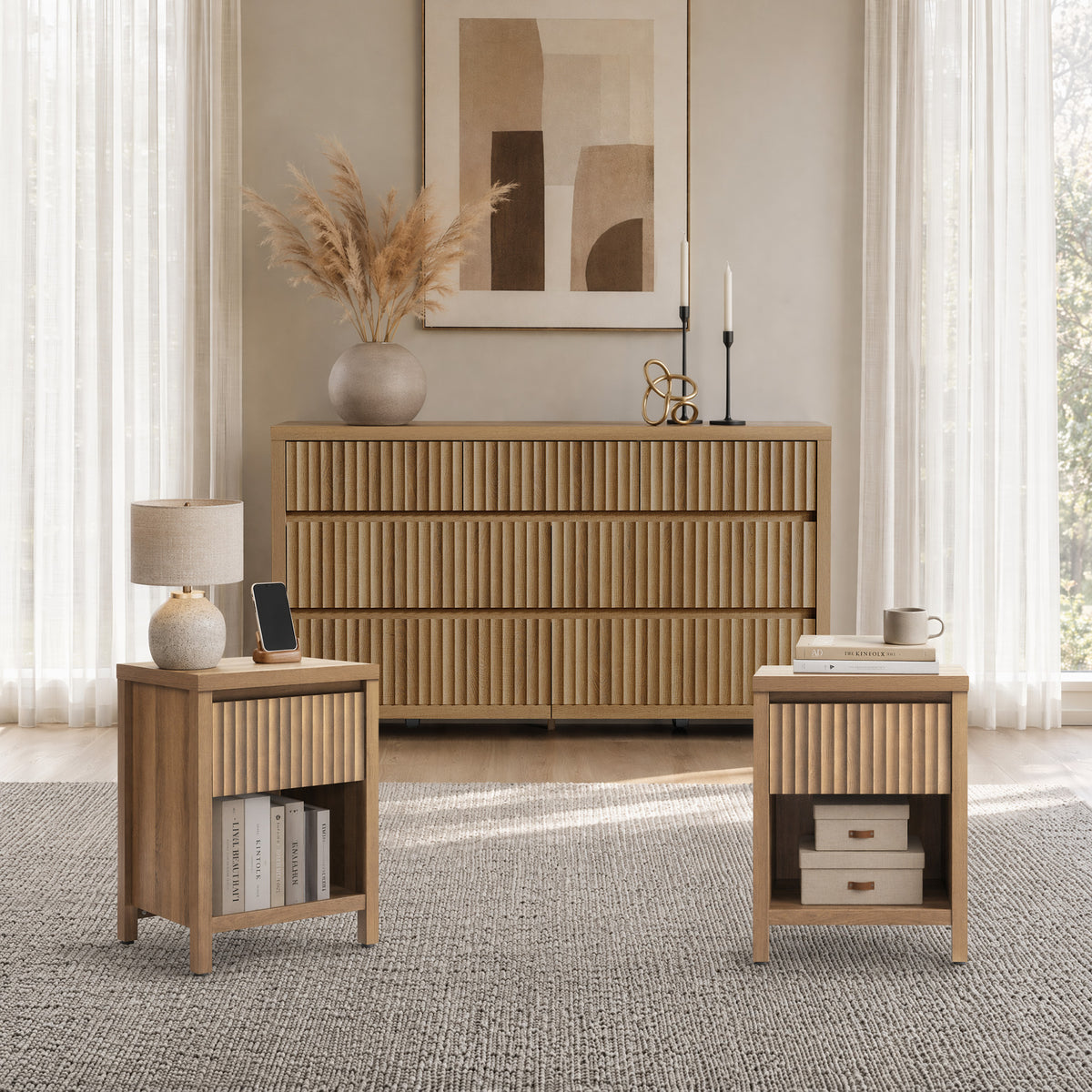 Prelude 7-Drawer Dresser and Night Table Sets
