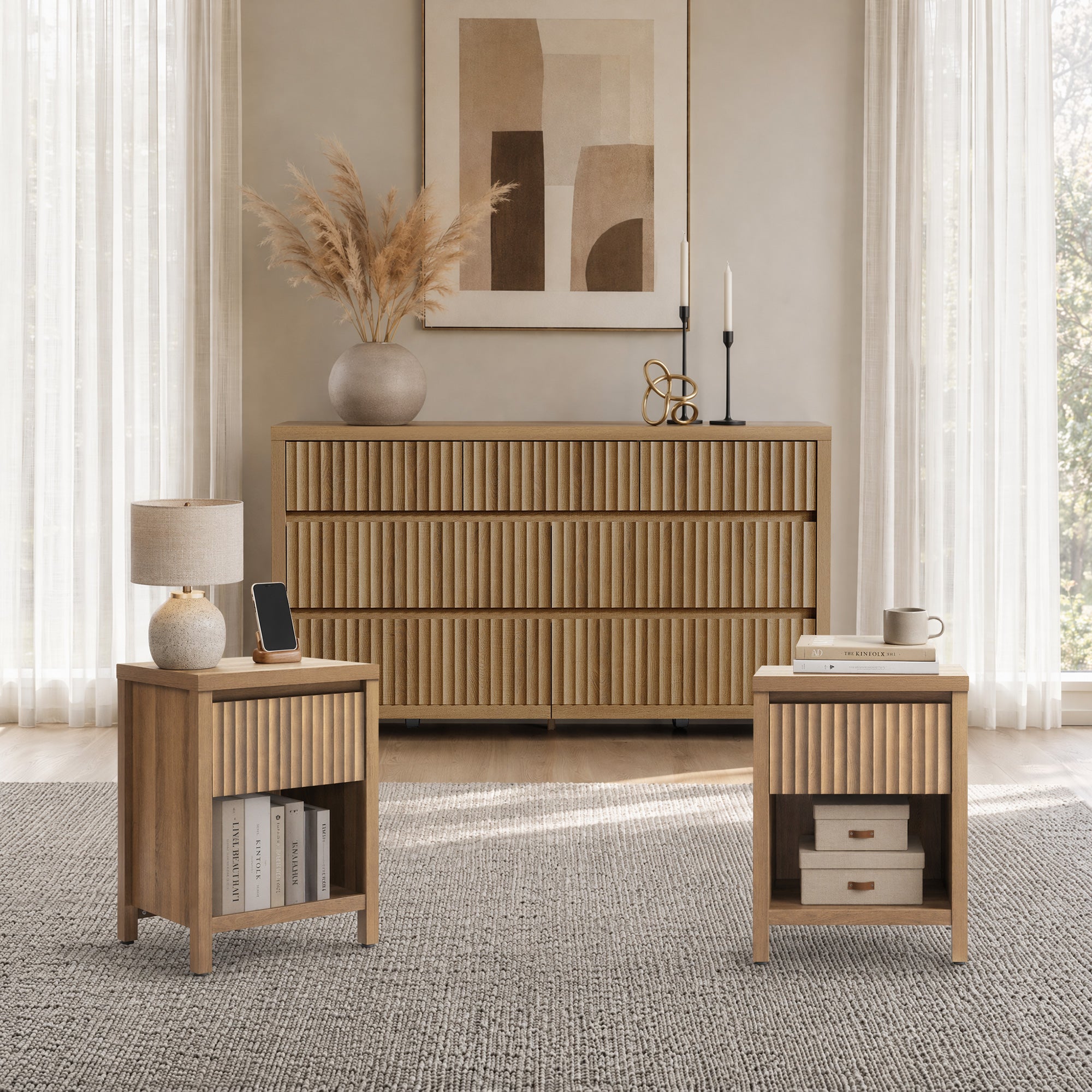 Prelude 7-Drawer Dresser and Night Table Sets