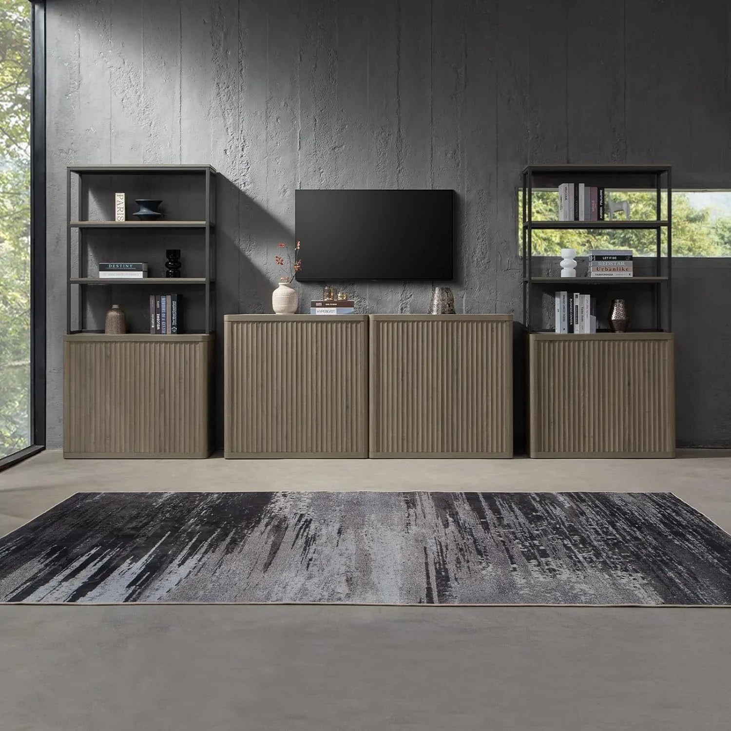 Cas Book Shelf with Storage