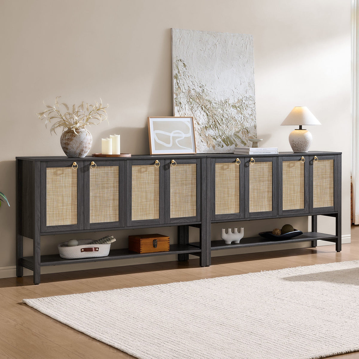 Terra Sideboard Cabinet, Set of 2