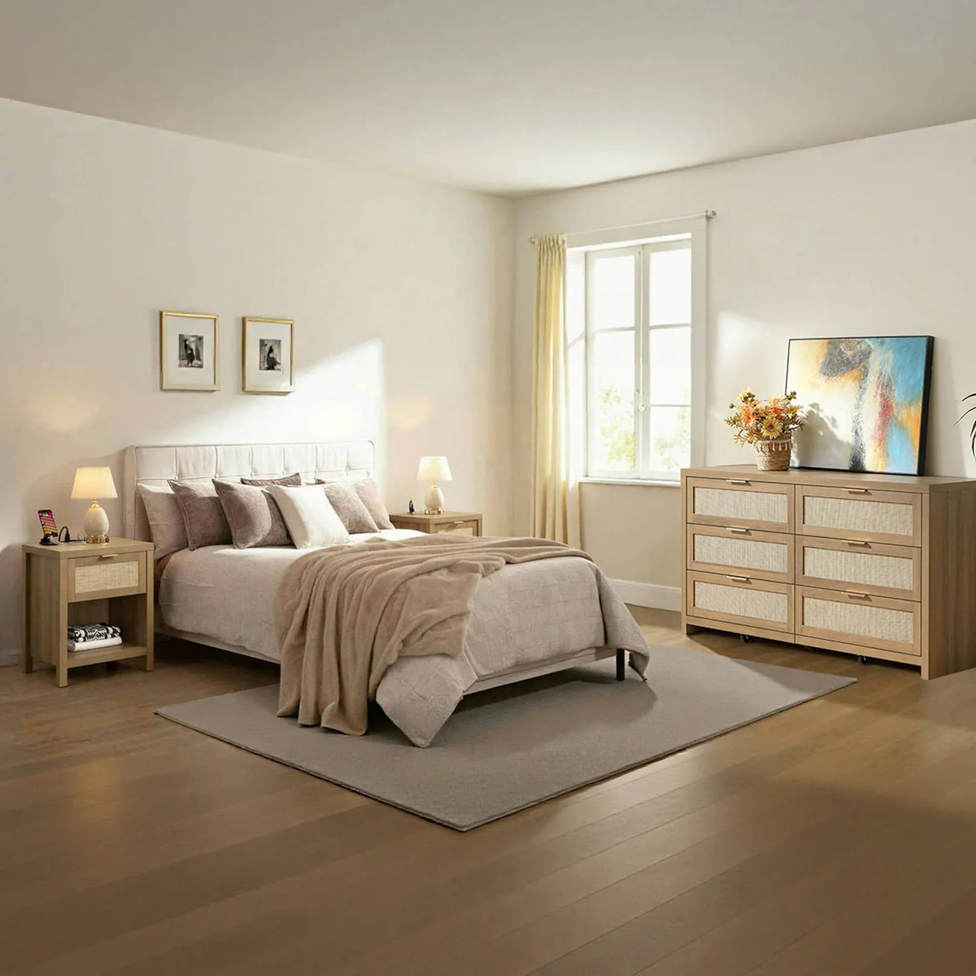 Savanna Dresser Bedroom Set with Charger