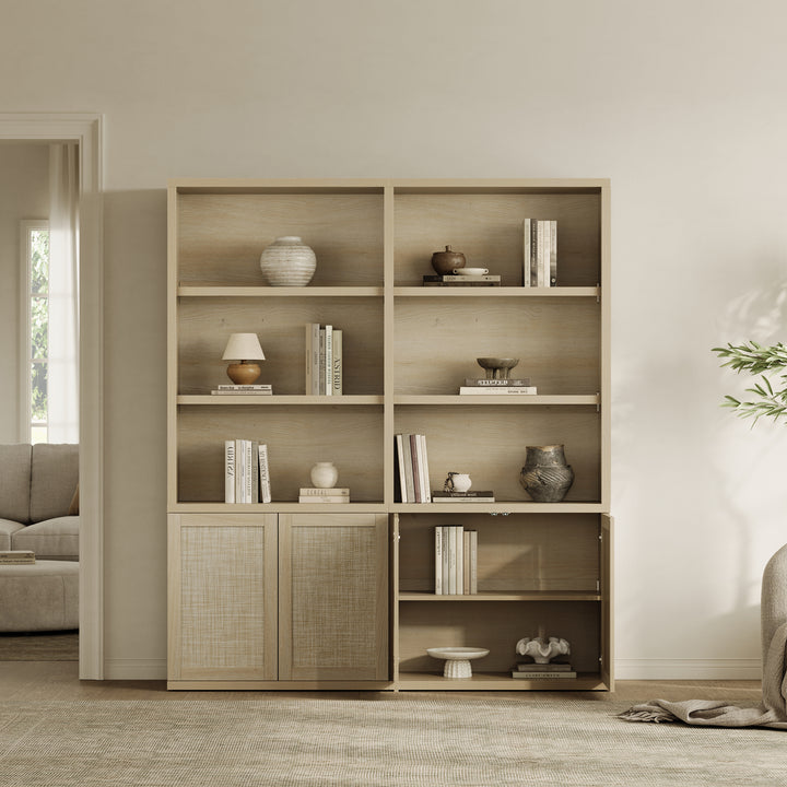 Zura Bookcase with 2 Doors