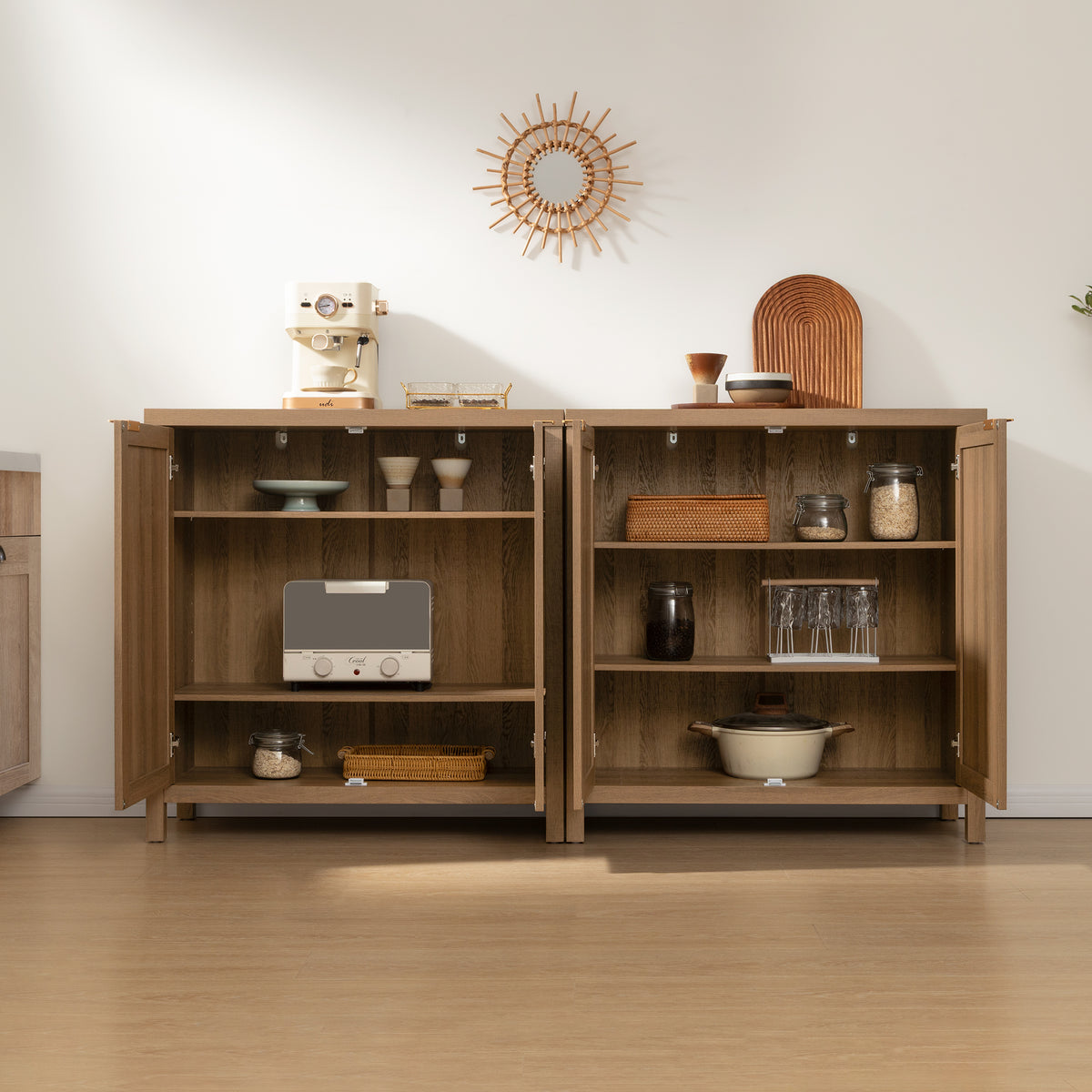 Savanna Buffet Cabinet, Boho Style
