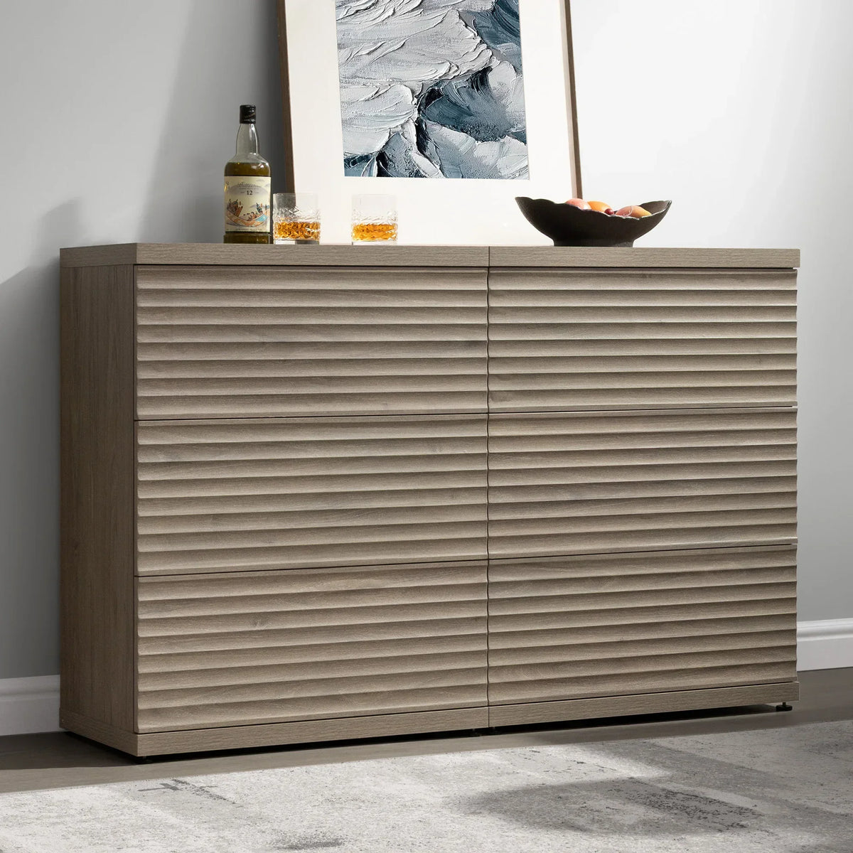 Stria Buffet Cabinet with 3 Doors