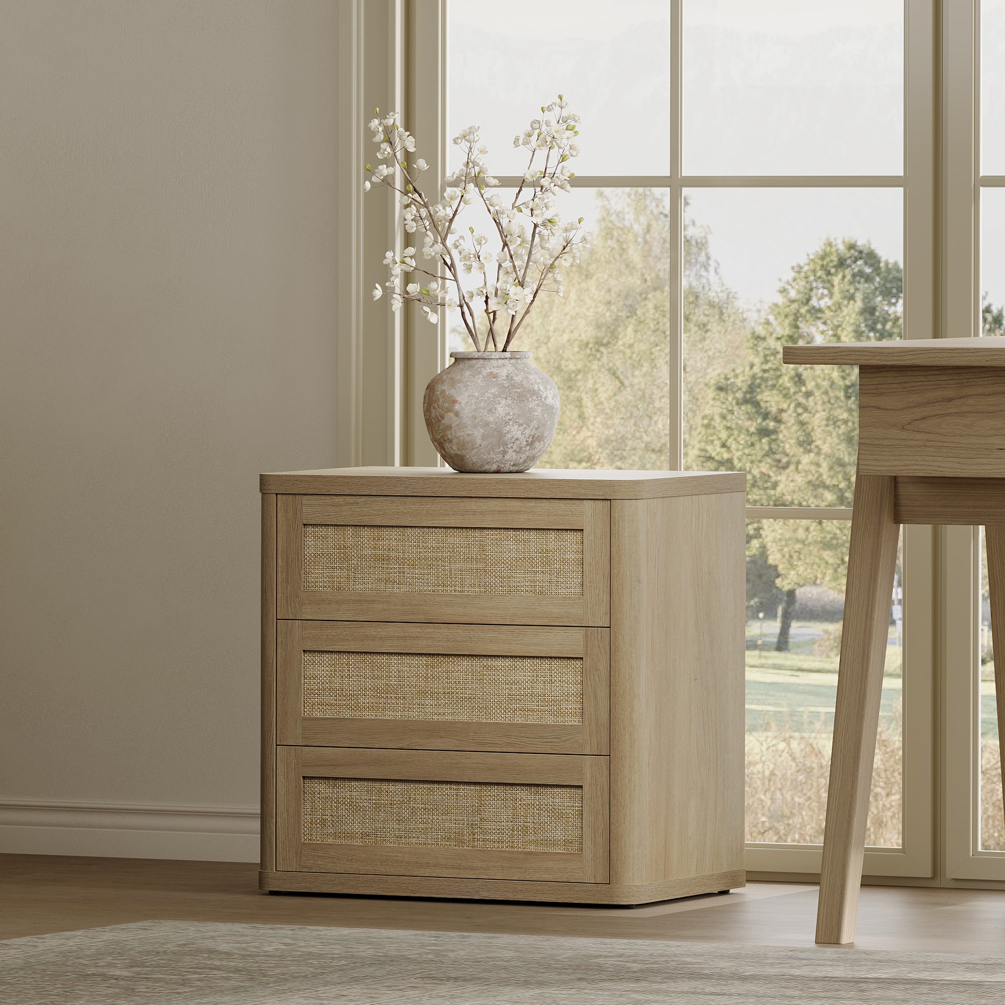 Zura Nightstand Bedside Table