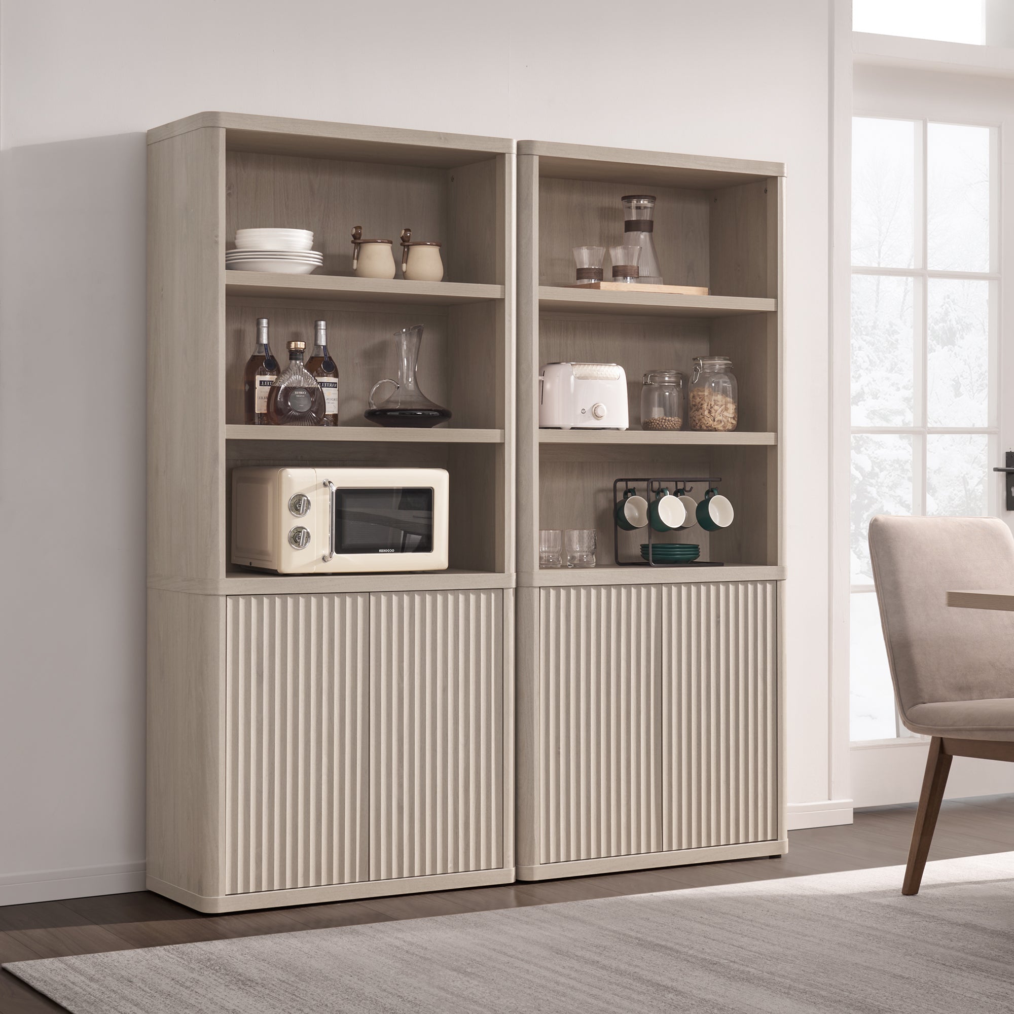 Cas Bookcase with 2 Doors