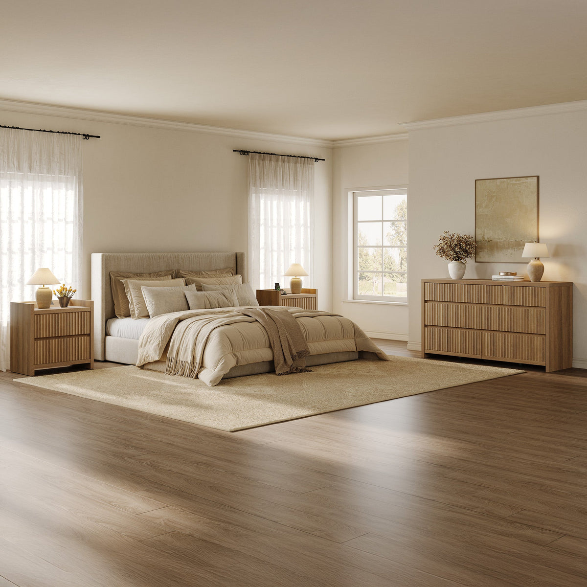 Prelude 55'' Wide Chest of 7 Drawers, 2 Pieces