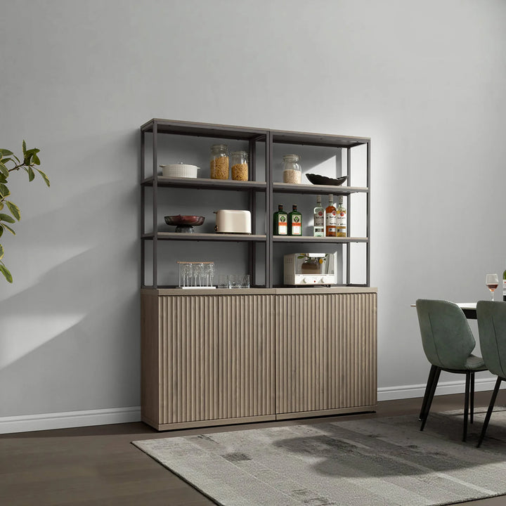 Stria Bookshelf, 2 Doors