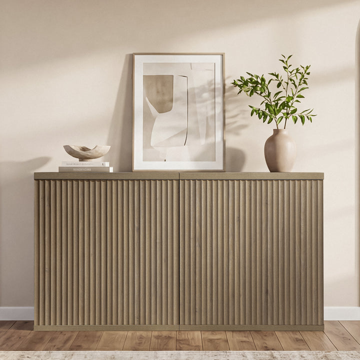Stria Sideboard Cabinet, Living Room Storage