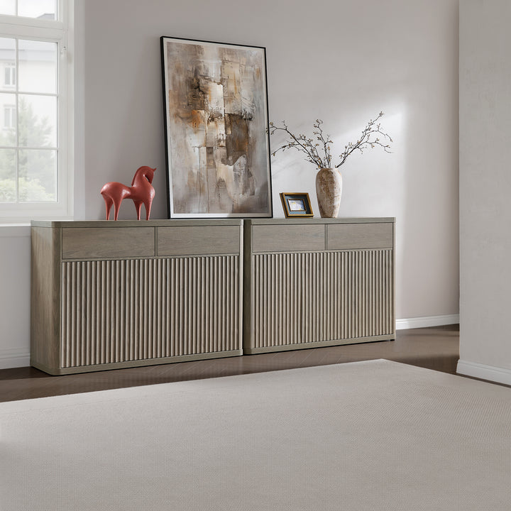 Cas Sideboard Cabinet, Fluted Style