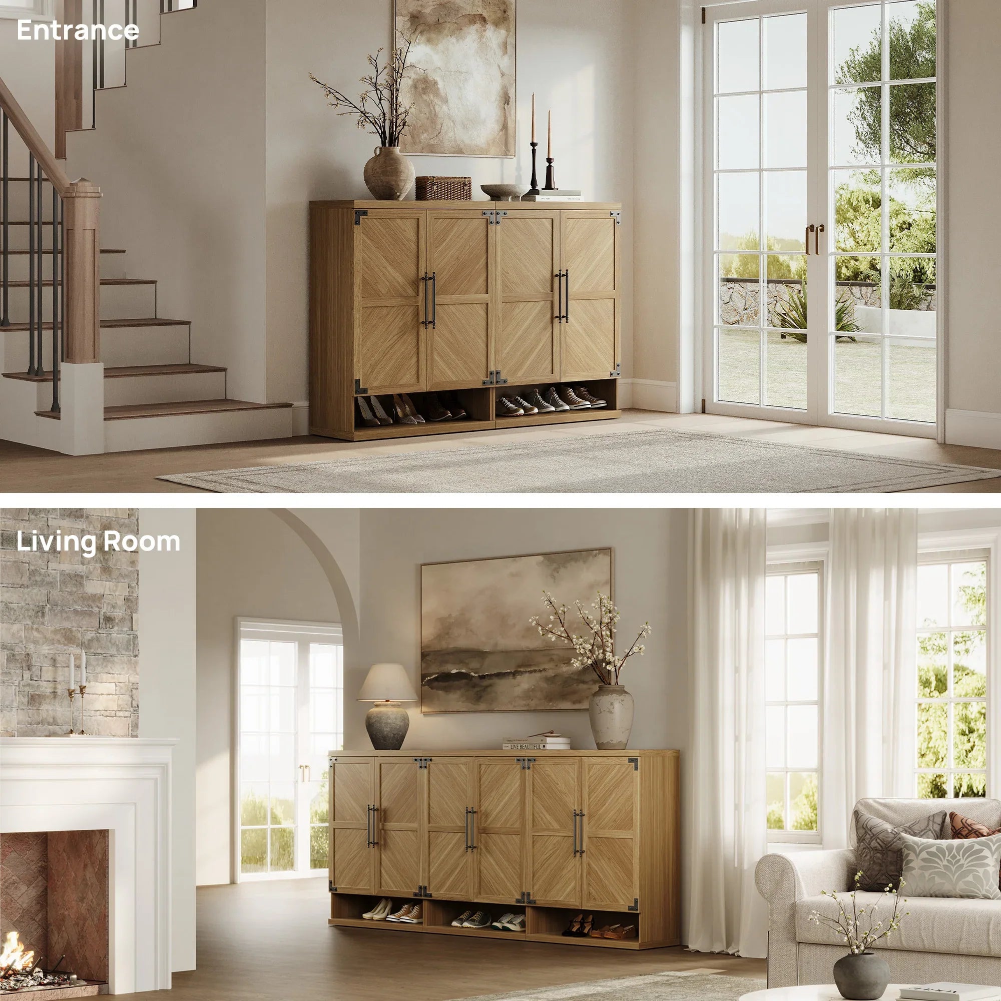 Willow Shoe Cabinet with 2 Doors