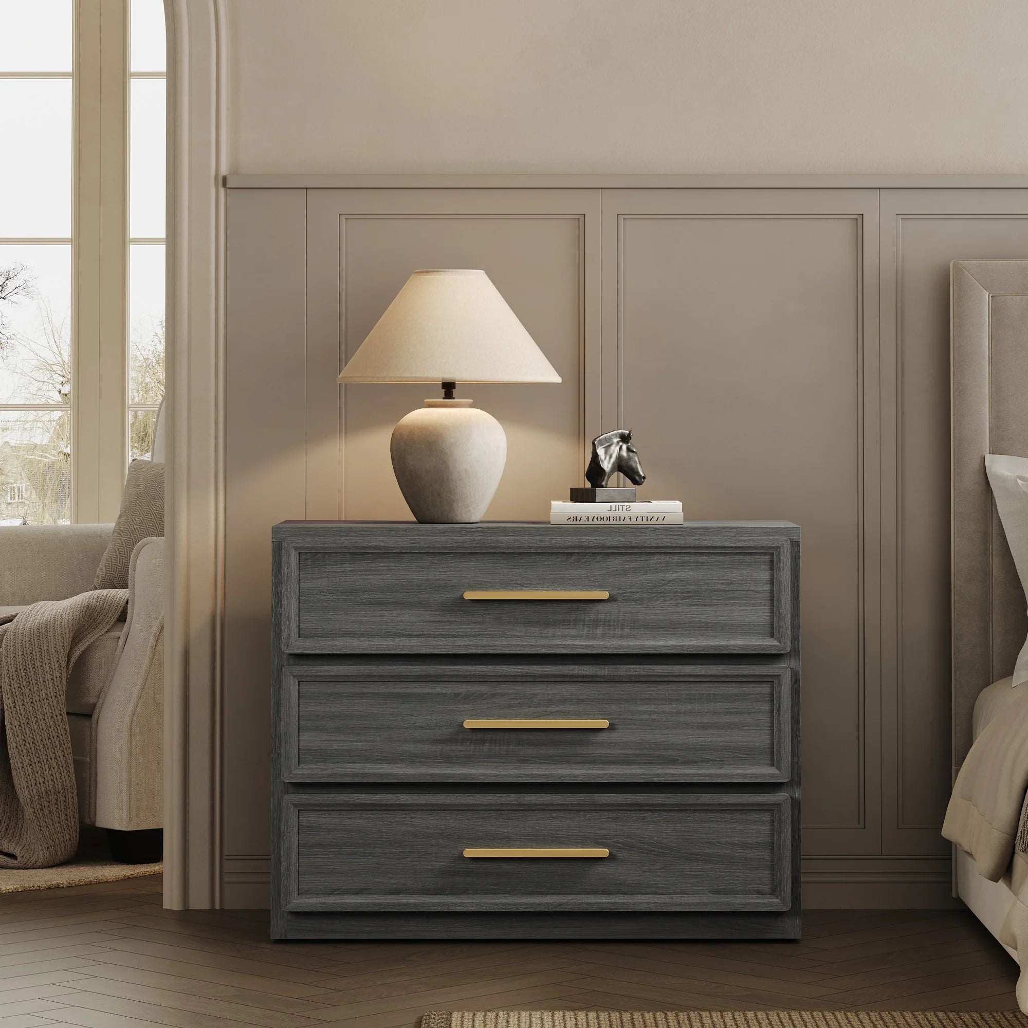 Crescent Modular Dresser and Nightstands Set