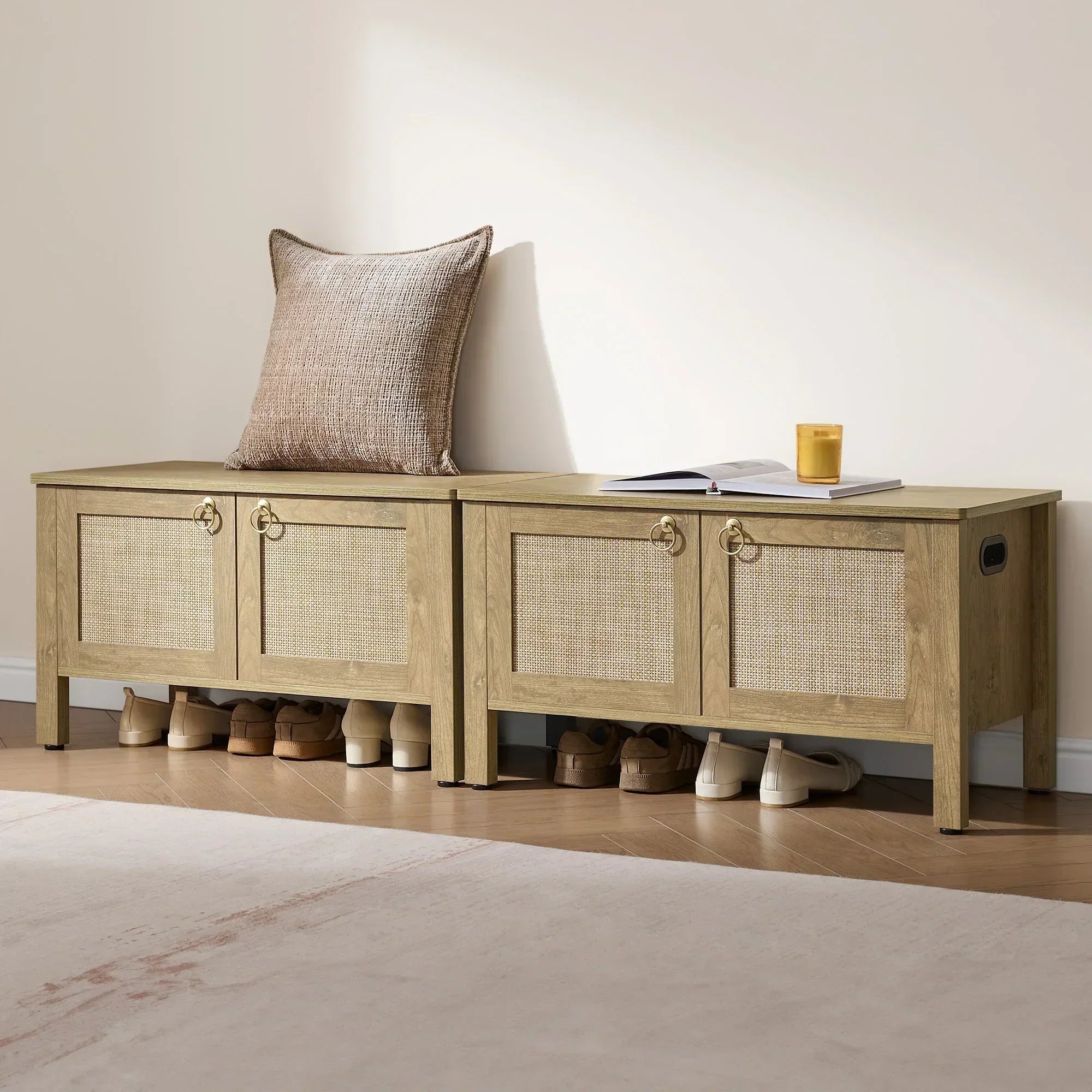 Terra Rattan Shoe Bench