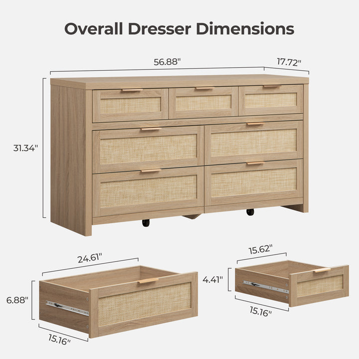 Savanna Boho Bedroom Set with Large Storage