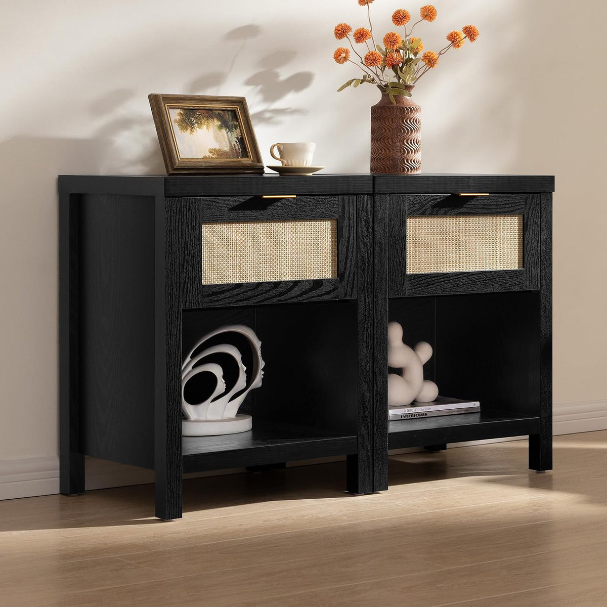 Savanna Rattan Nightstand