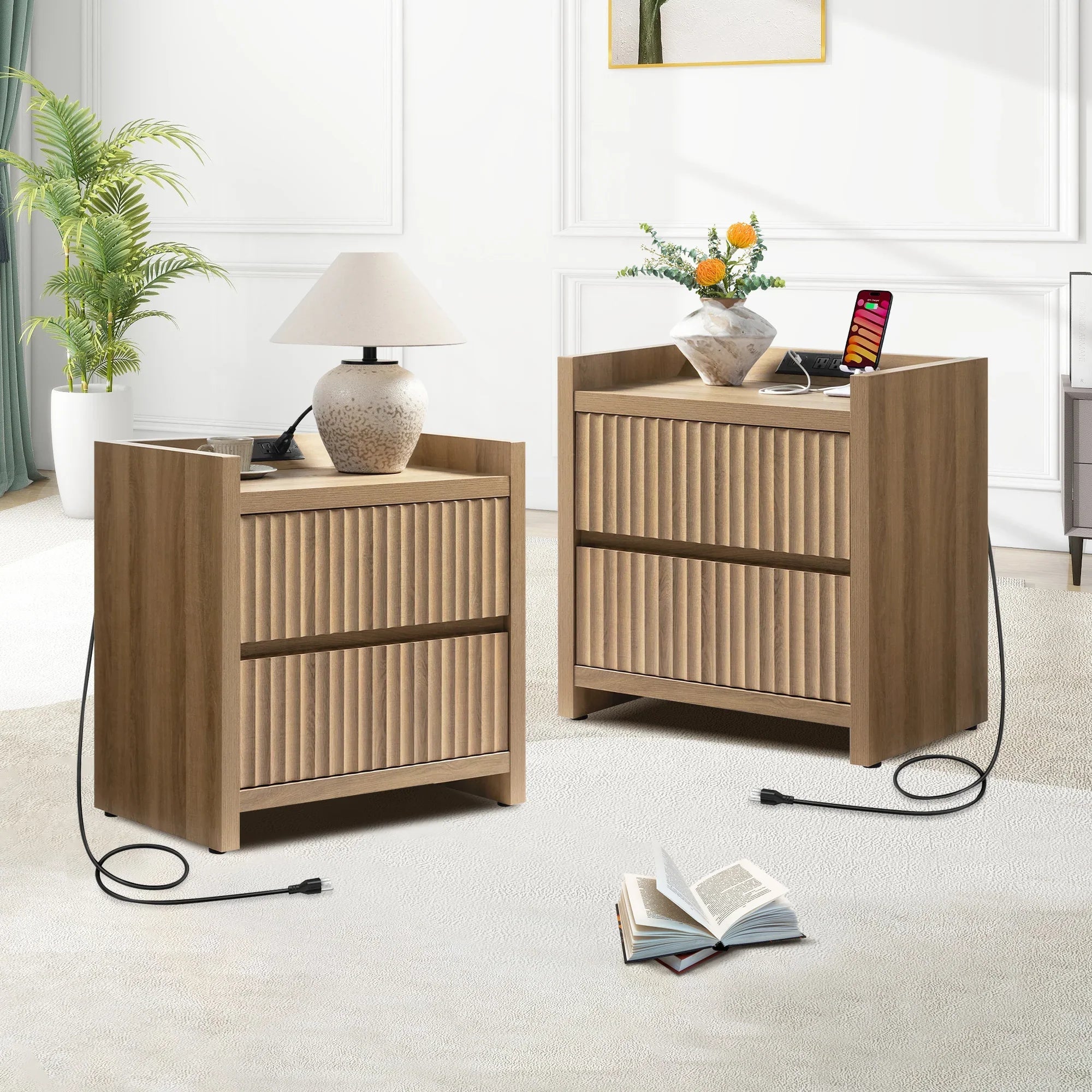 Prelude End Tables, 2 Drawers