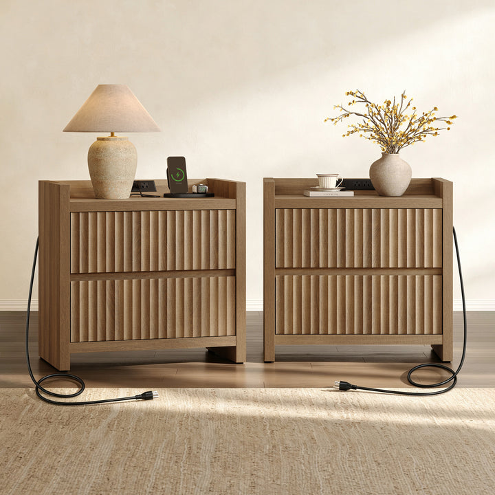 Prelude End Tables, 2 Drawers