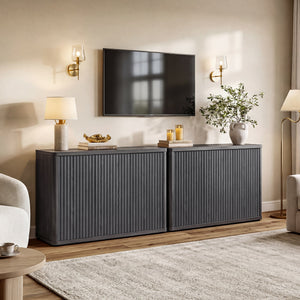 Cas Sideboard with 3 Doors - Set of 2