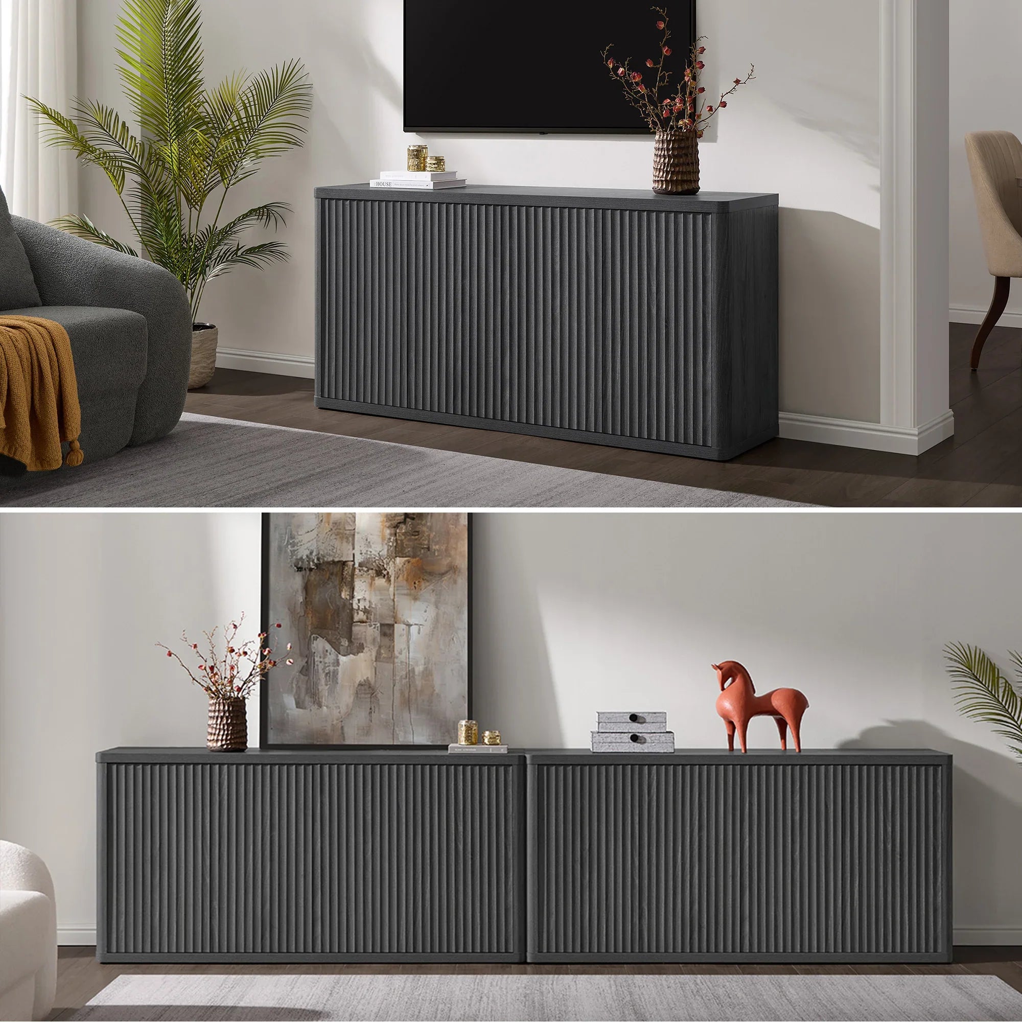 Cas TV Table for 65-Inch TV