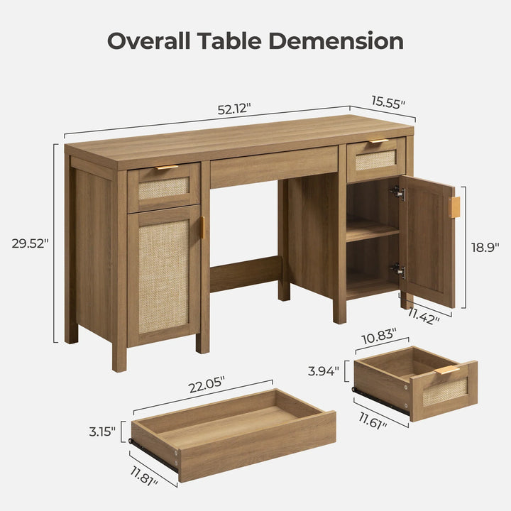 Savanna Vanity Table, Wardrobe and Nightstand Set