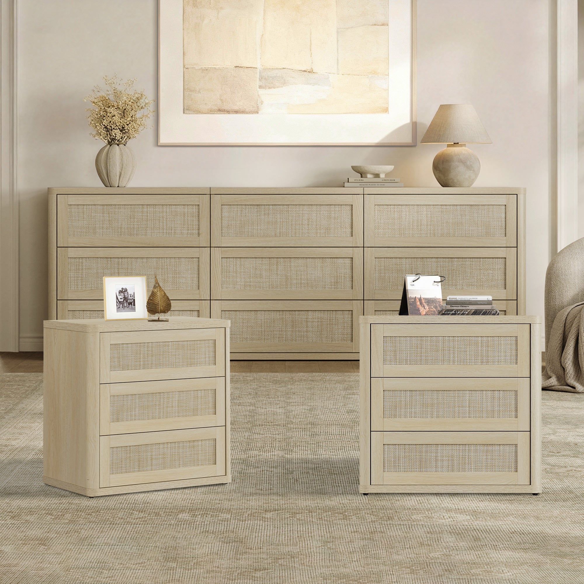 Zura 9 Drawers Dresser Sets